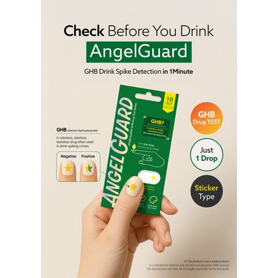 Angel Guard Nail A GHB Detection Sticker
